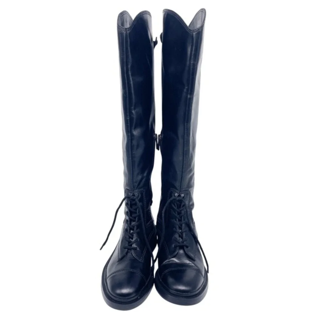 Vince Camuto Women's Siridola Leather Almond toe Over‎ The Knee Boots Size 6M